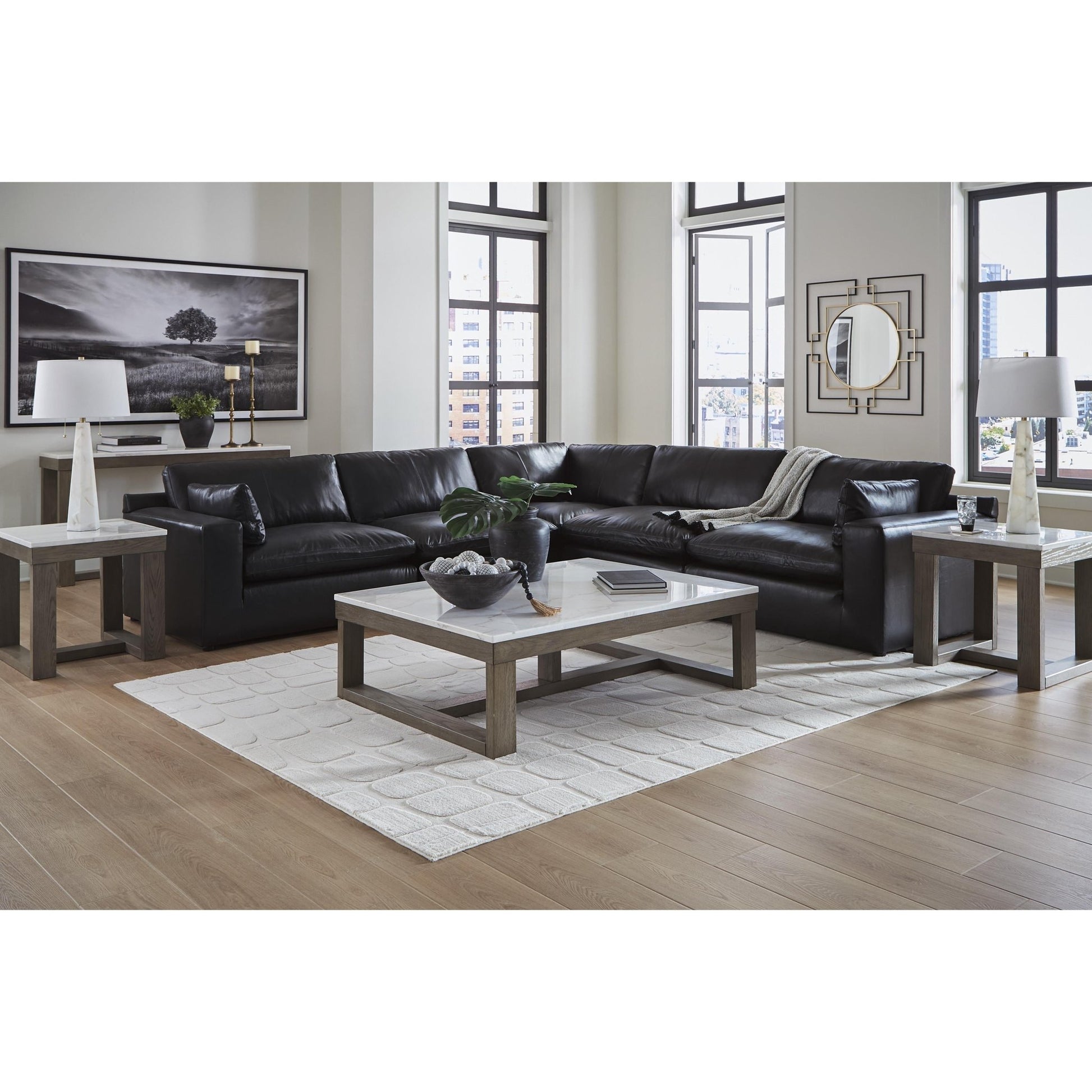 Signature Design by Ashley Emilia 30902S4 5 pc Sectional - American Furniture of Slidell