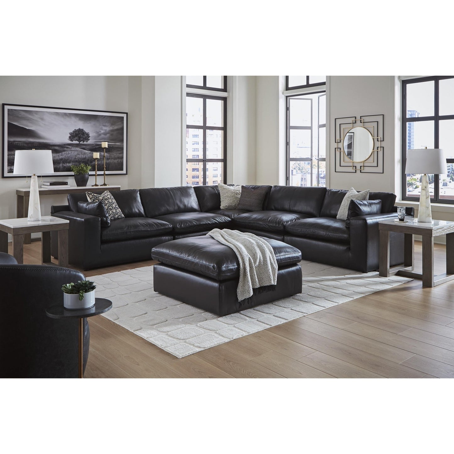 Signature Design by Ashley Emilia 30902S4 5 pc Sectional - American Furniture of Slidell