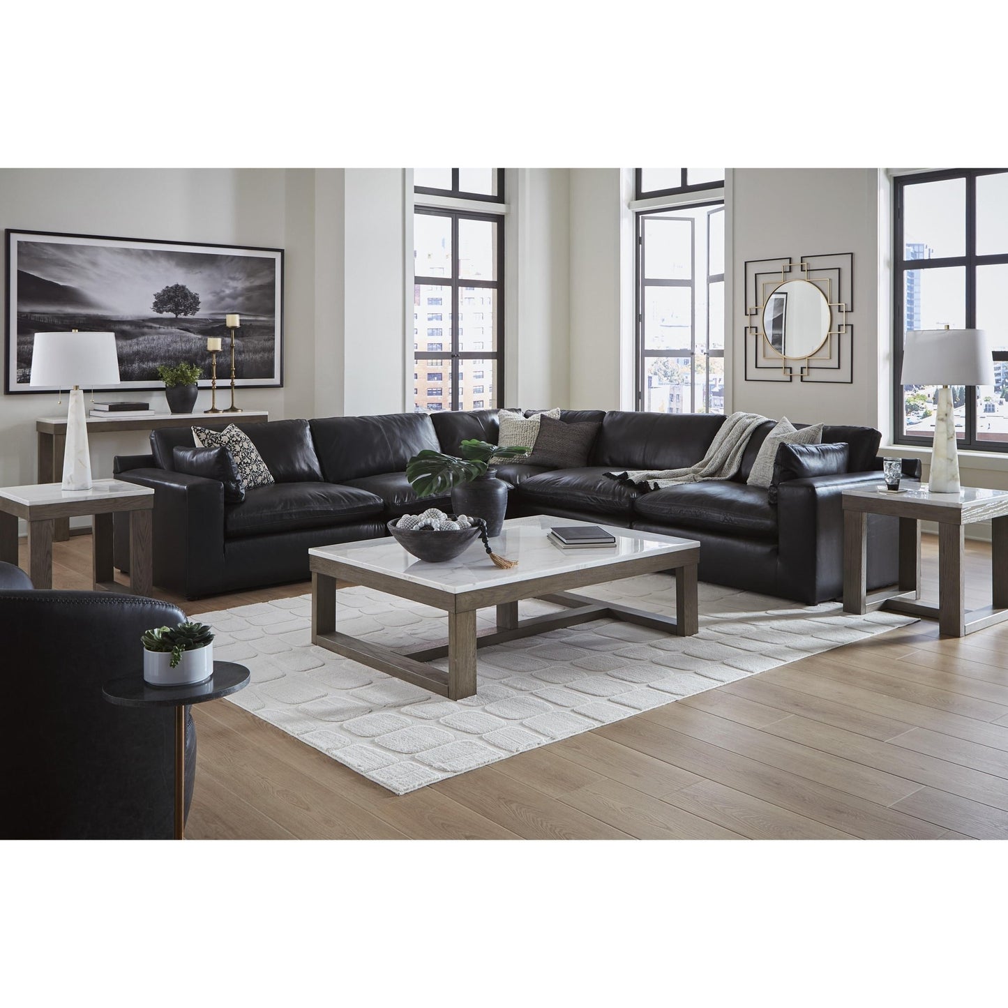 Signature Design by Ashley Emilia 30902S4 5 pc Sectional - American Furniture of Slidell