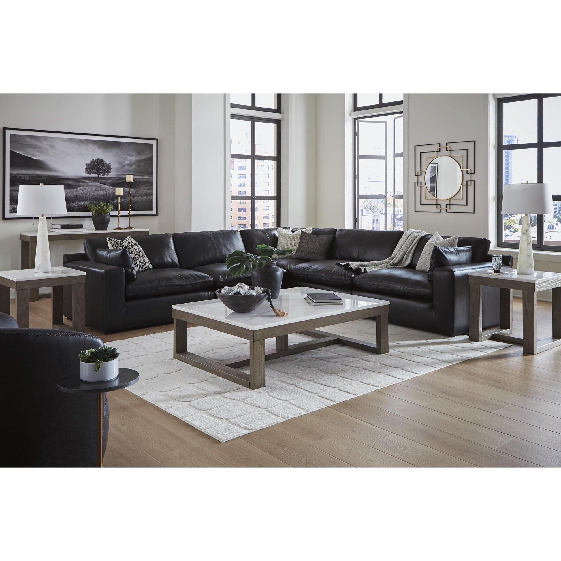 Signature Design by Ashley Emilia 30902S4 5 pc Sectional - American Furniture of Slidell