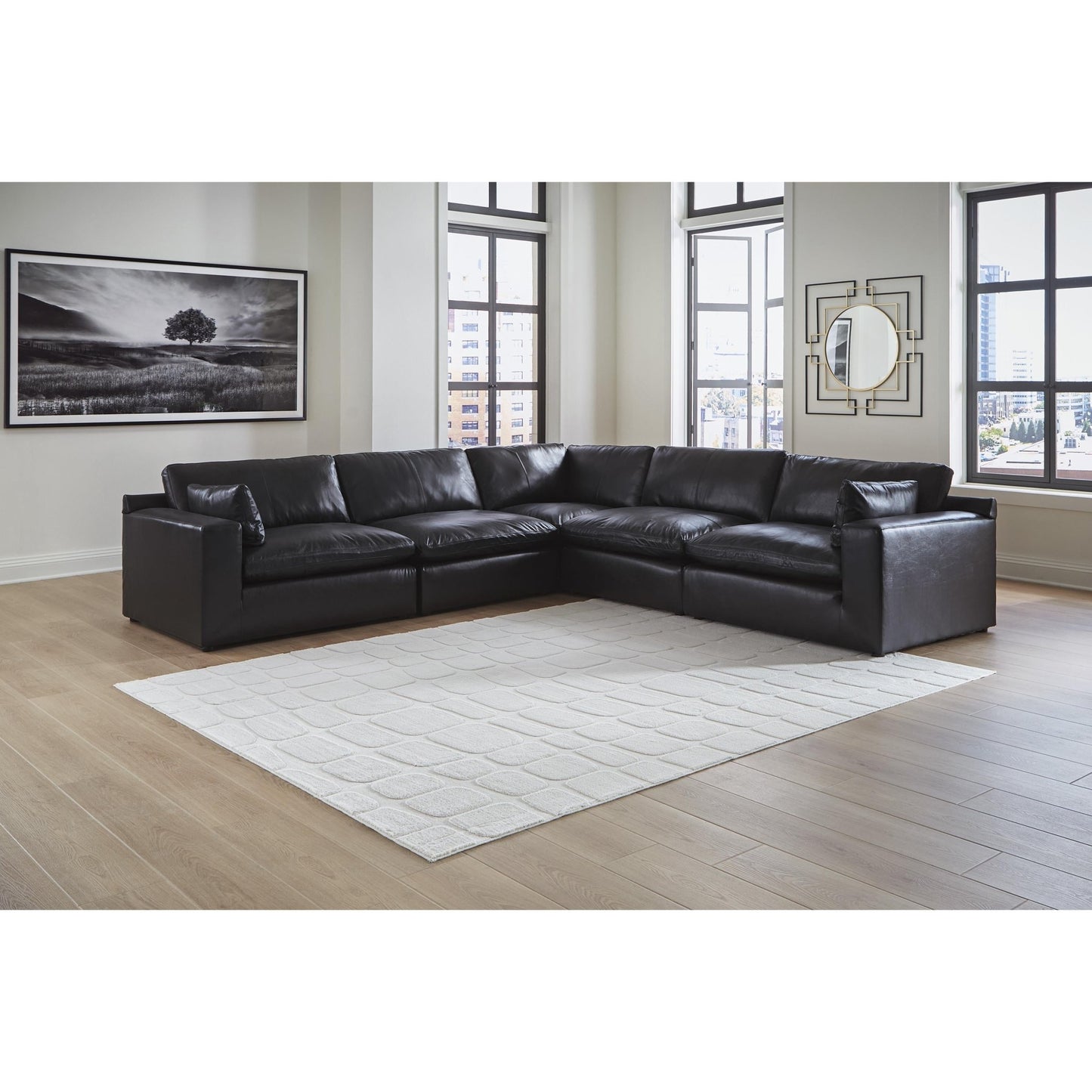Signature Design by Ashley Emilia 30902S4 5 pc Sectional - American Furniture of Slidell