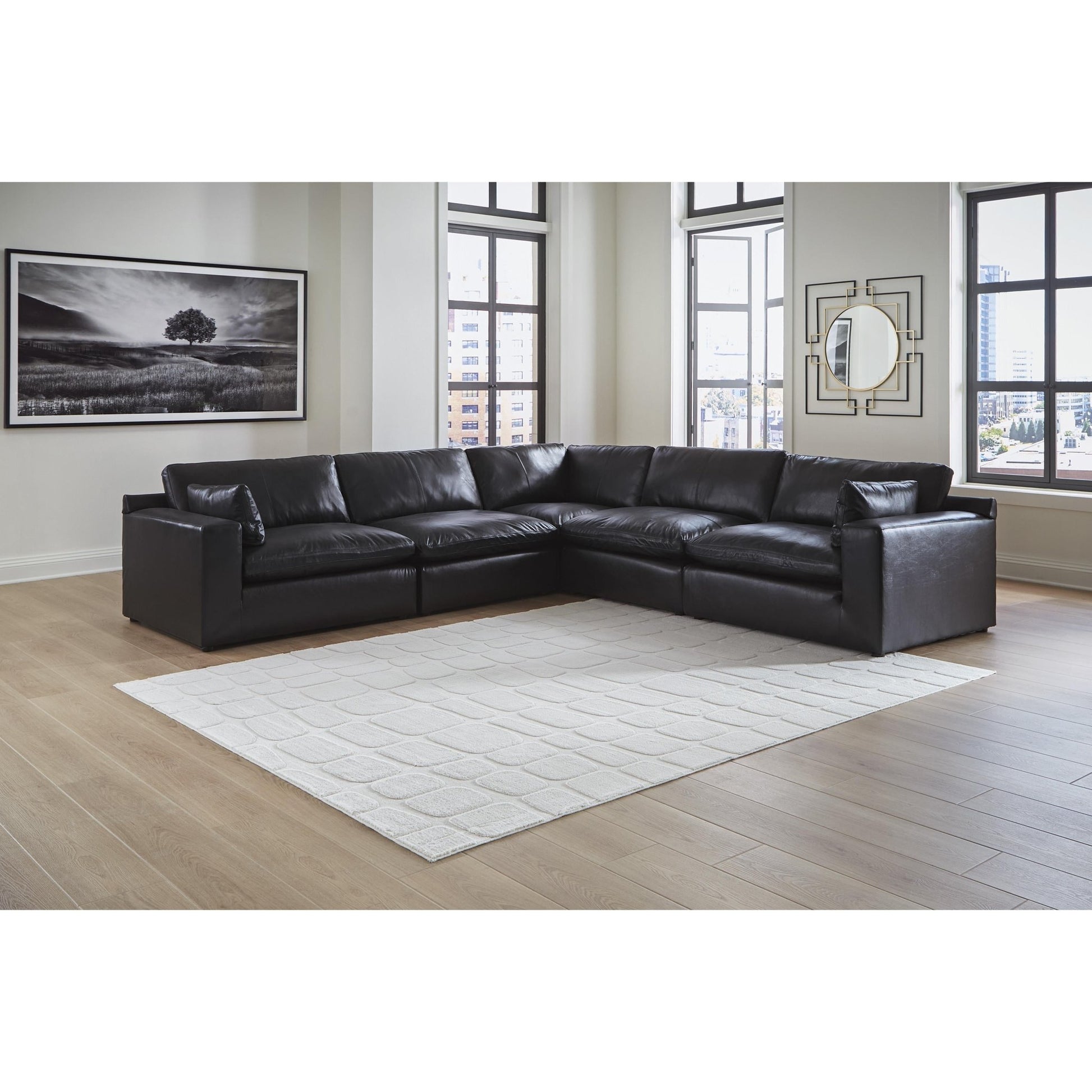 Signature Design by Ashley Emilia 30902S4 5 pc Sectional - American Furniture of Slidell