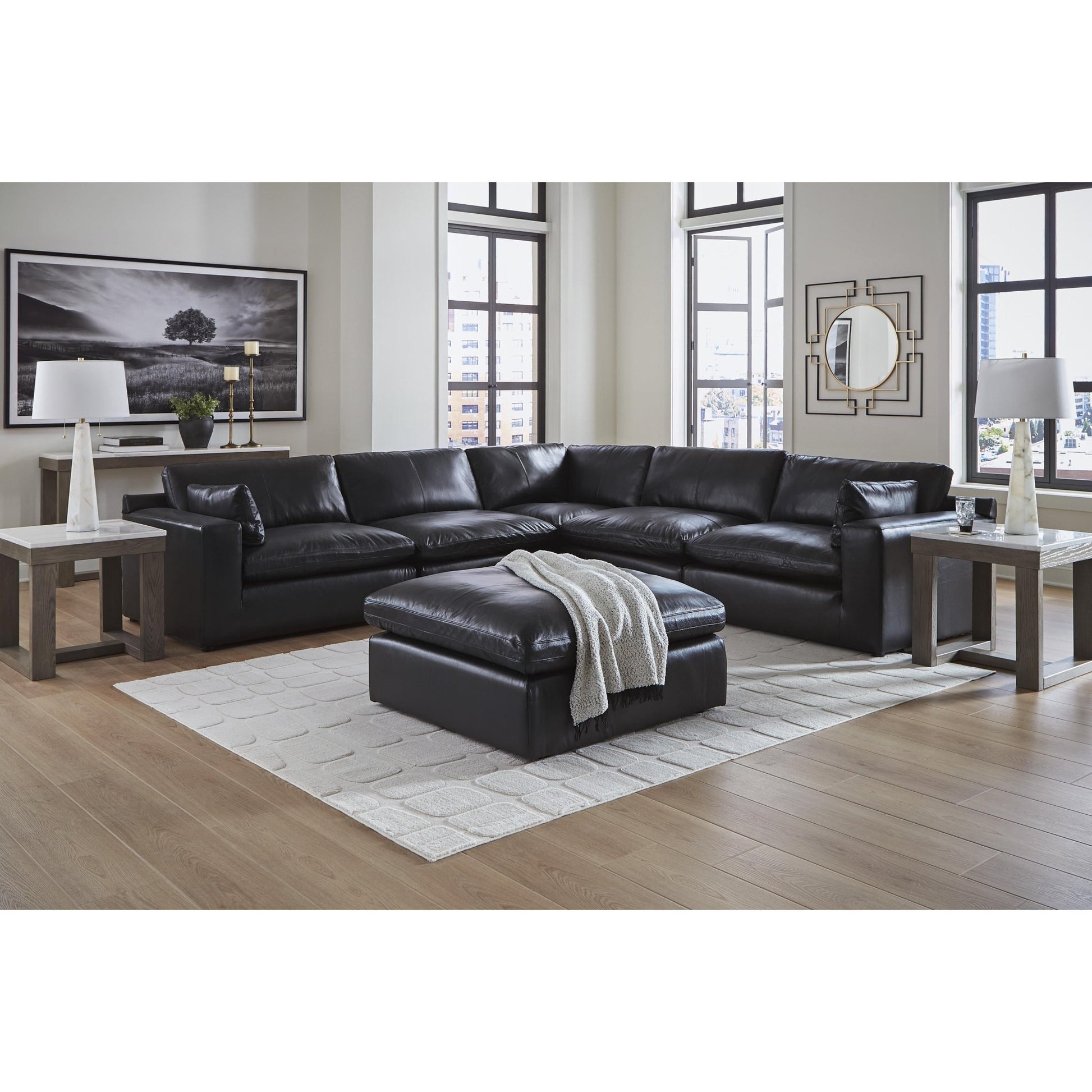 Signature Design by Ashley Emilia 30902S4 5 pc Sectional - American Furniture of Slidell