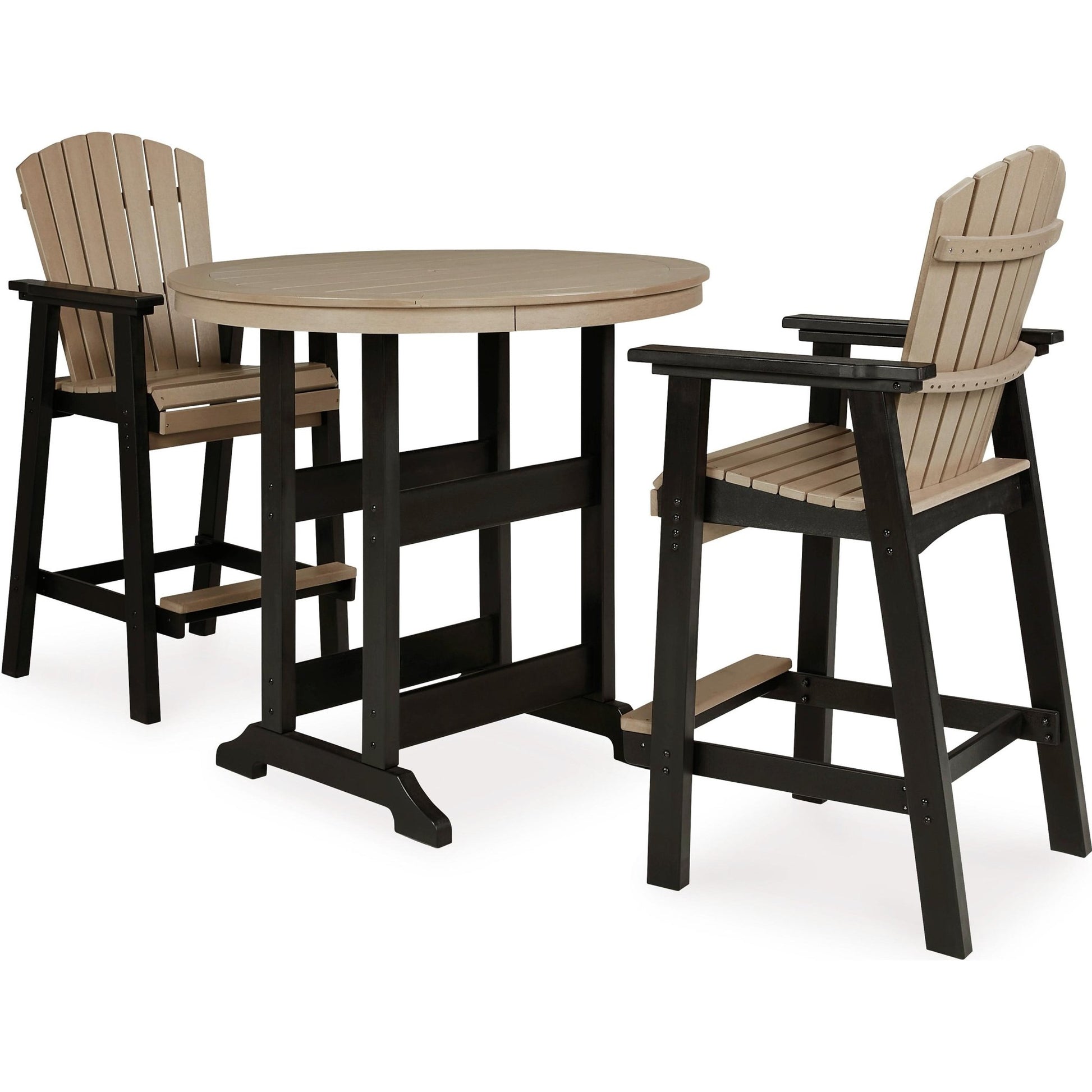 Signature Design by Ashley Fairen Trail P211P1 3 - piece Outdoor Dining Set - American Furniture of Slidell