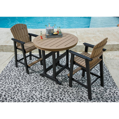 Signature Design by Ashley Fairen Trail P211P1 3 - piece Outdoor Dining Set - American Furniture of Slidell