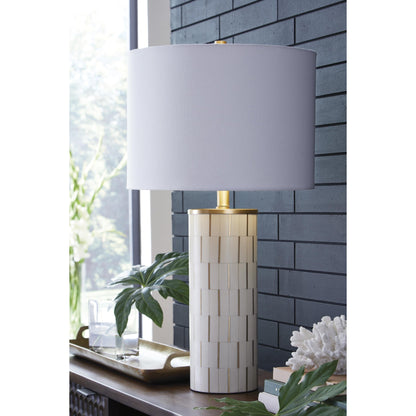 Signature Design by Ashley Faridworth L235954 Poly Table Lamp - American Furniture of Slidell