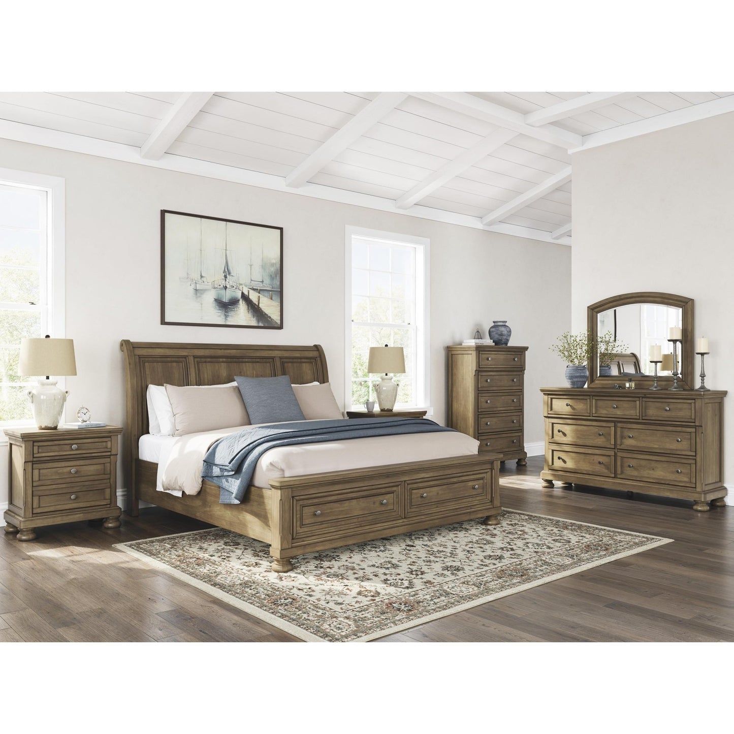 Signature Design by Ashley Feddinger PCB779B1 Dresser and Mirror - American Furniture of Slidell