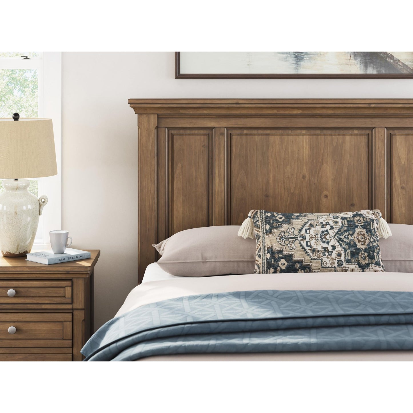 Signature Design by Ashley Feddinger PCB779B11 Queen Panel Storage Bed - American Furniture of Slidell