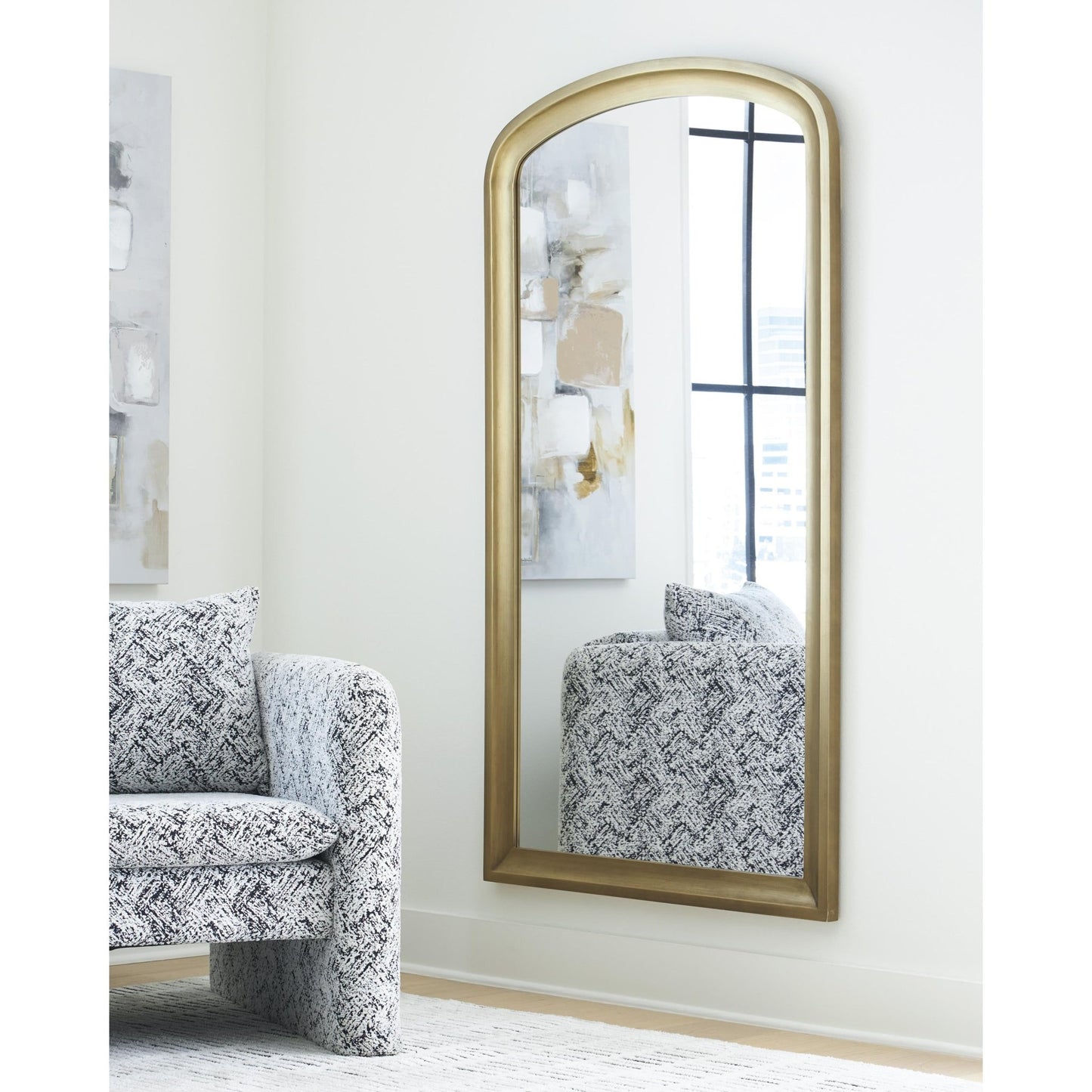 Signature Design by Ashley Fintan A8010436 Floor Mirror - American Furniture of Slidell