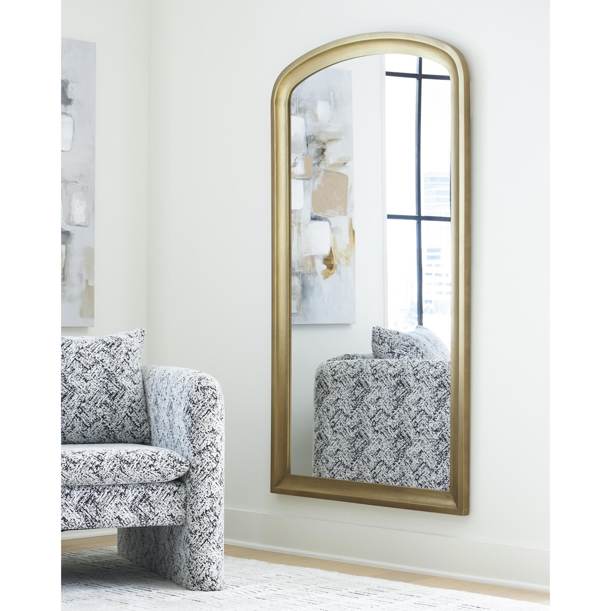 Signature Design by Ashley Fintan A8010436 Floor Mirror - American Furniture of Slidell