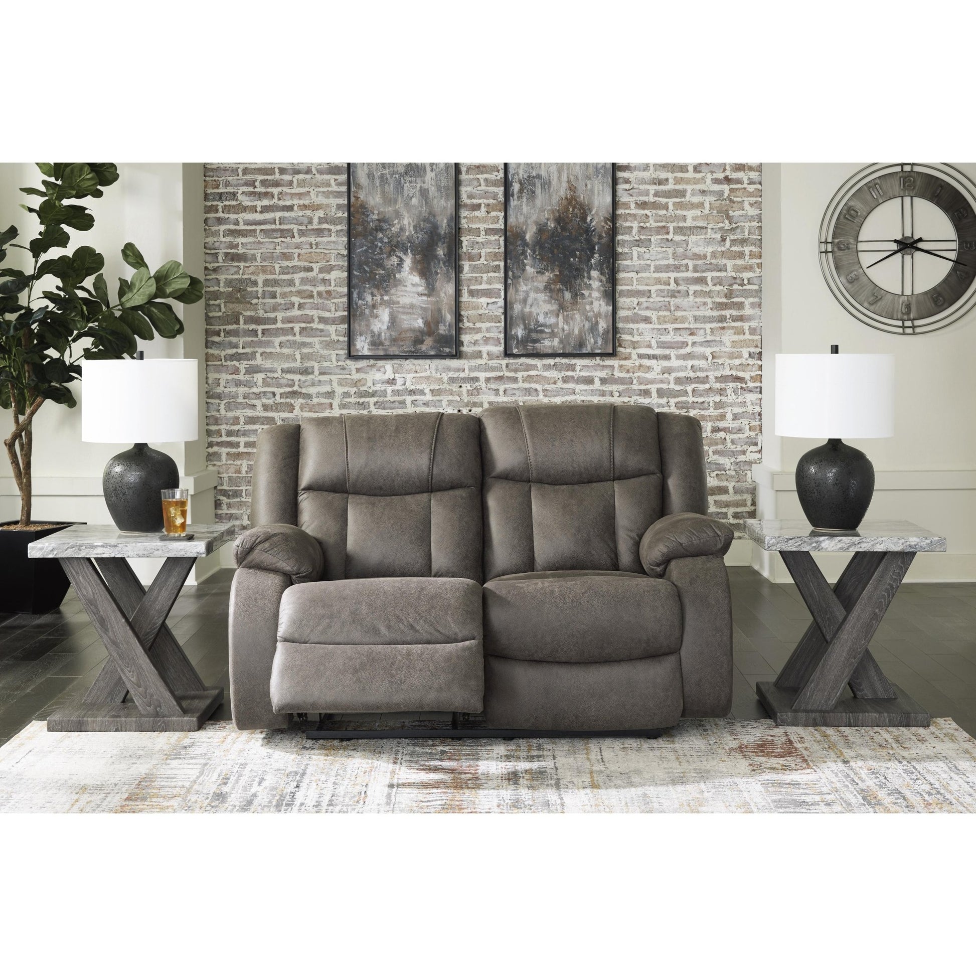Signature Design by Ashley First Base 6880486 Reclining Loveseat - American Furniture of Slidell