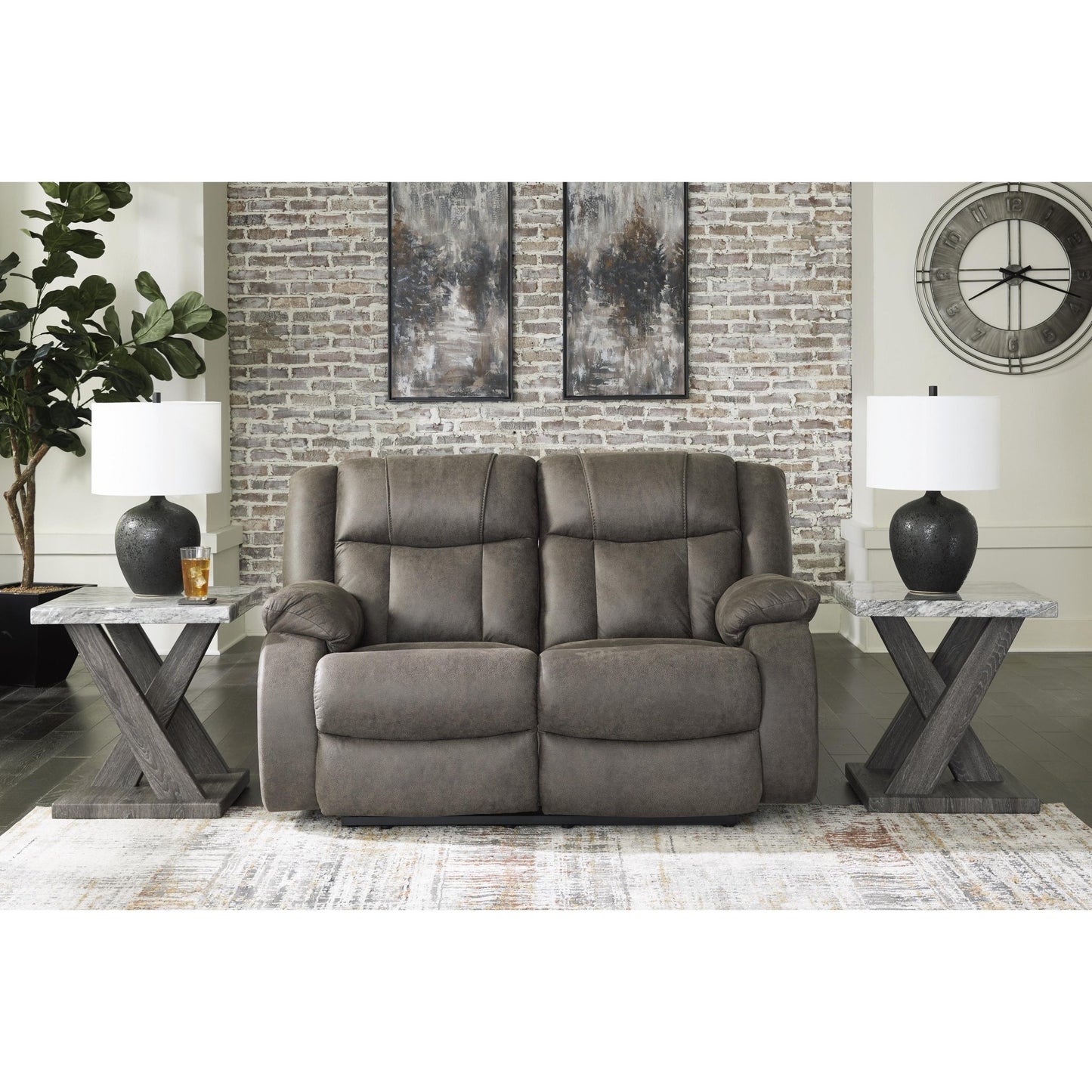 Signature Design by Ashley First Base 6880486 Reclining Loveseat - American Furniture of Slidell