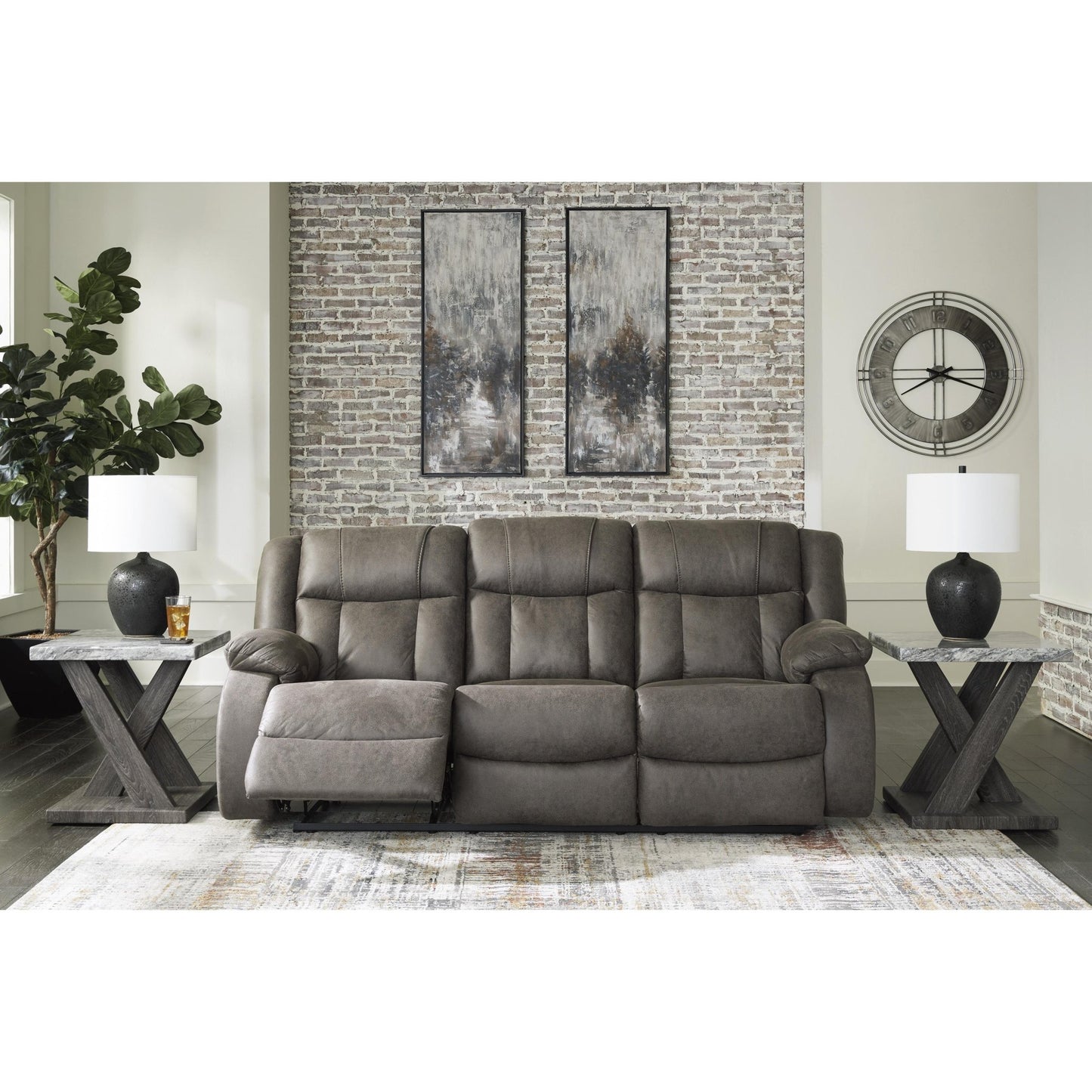 Signature Design by Ashley First Base 6880488 Reclining Sofa - American Furniture of Slidell