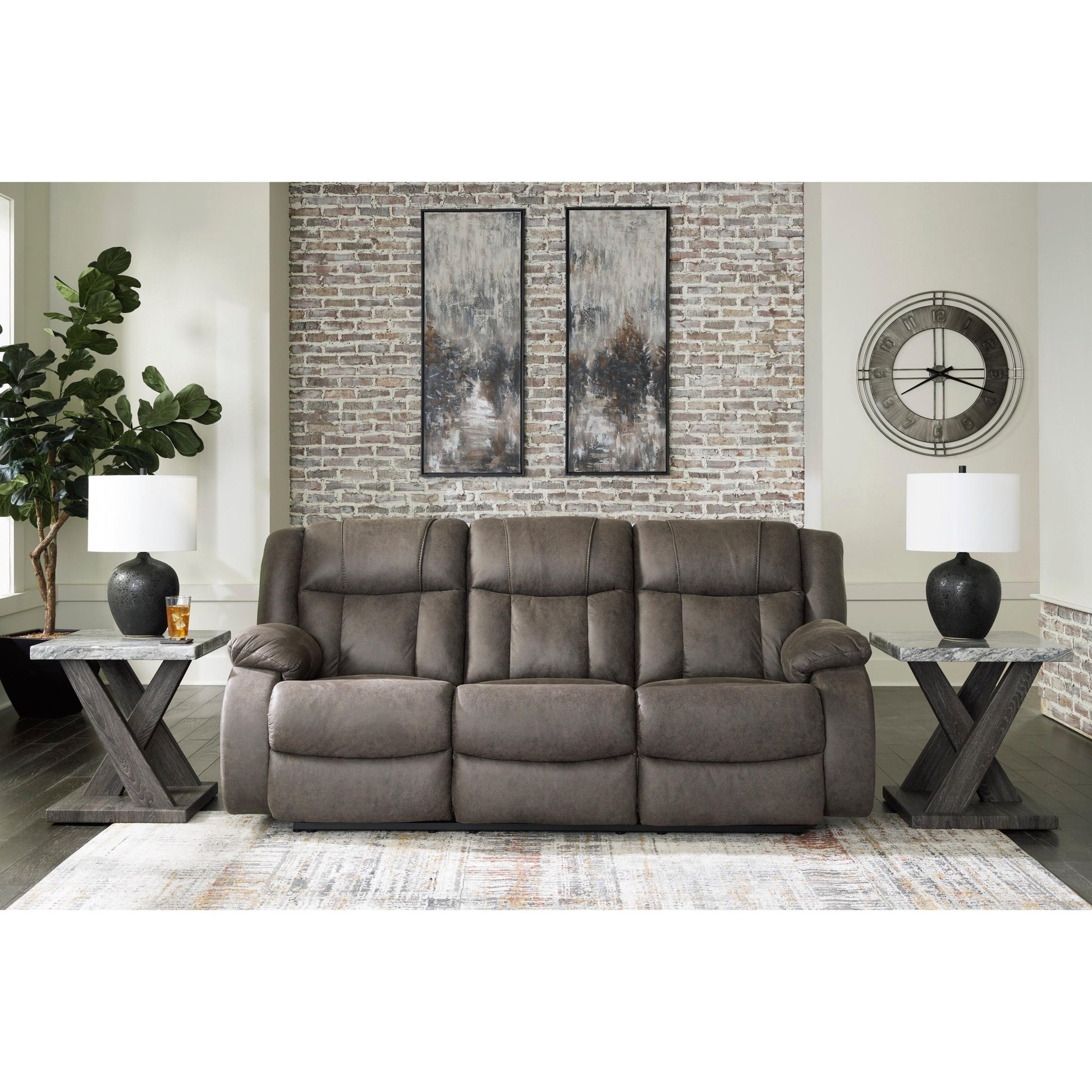 Signature Design by Ashley First Base 68804U1 2 pc Reclining Living Room Set - American Furniture of Slidell