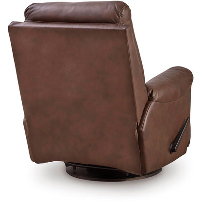 Signature Design by Ashley Flynwood Swivel Glider Leather Match Recliner PCU1340061 - American Furniture of Slidell