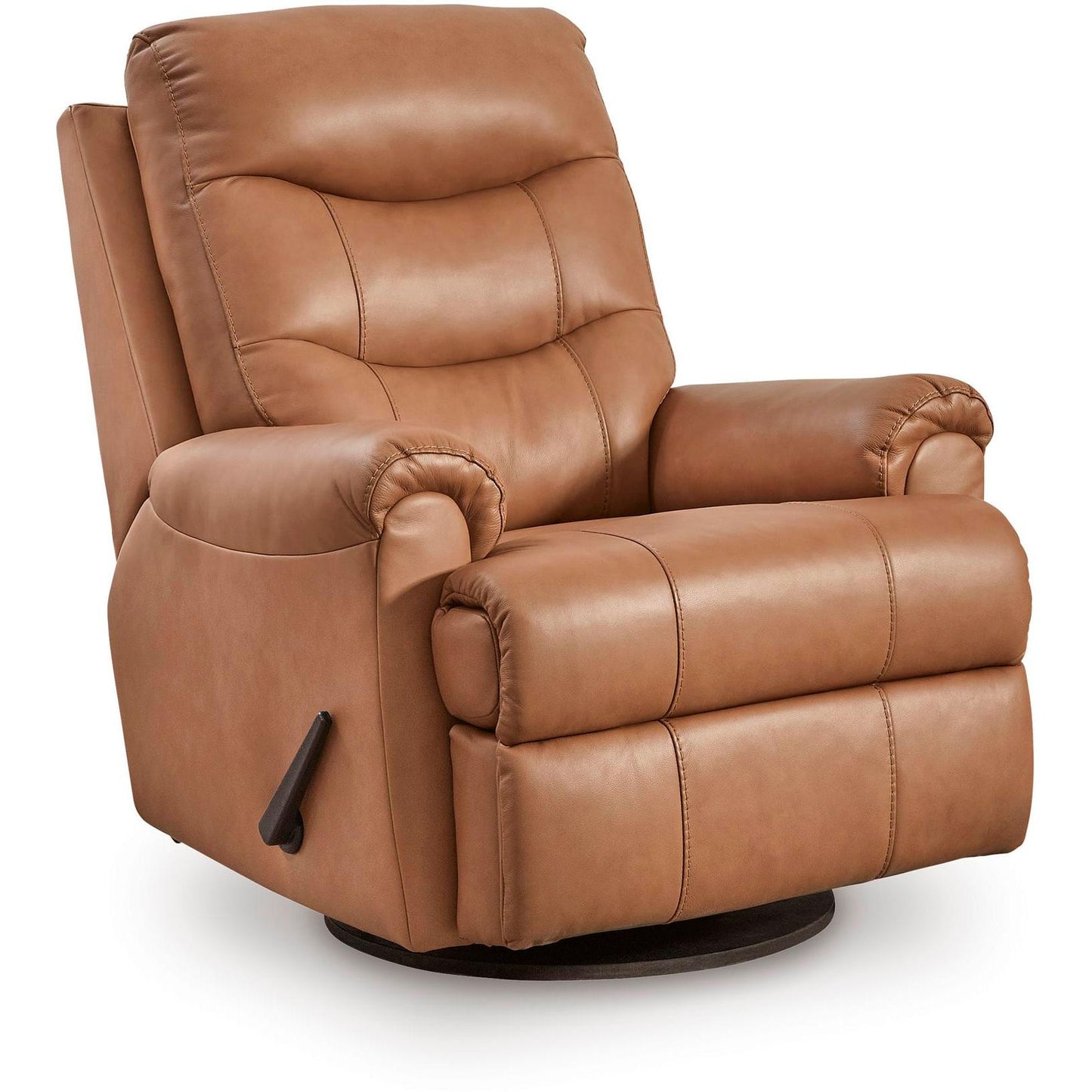 Signature Design by Ashley Flynwood Swivel Glider Leather Match Recliner PCU1340161 - American Furniture of Slidell