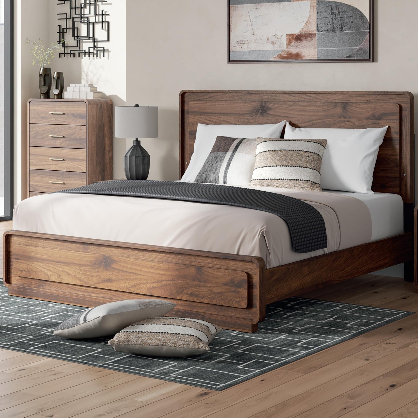 Signature Design by Ashley Fortlorn PCB386B7 6 pc Queen Panel Bedroom Set - American Furniture of Slidell