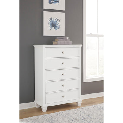 Signature Design by Ashley Fortman B680 - 46 Five Drawer Chest - American Furniture of Slidell