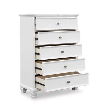 Signature Design by Ashley Fortman B680 - 46 Five Drawer Chest - American Furniture of Slidell