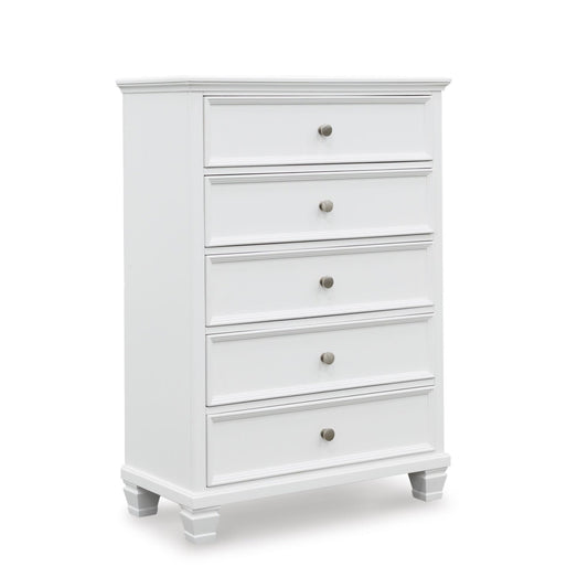 Signature Design by Ashley Fortman B680 - 46 Five Drawer Chest - American Furniture of Slidell
