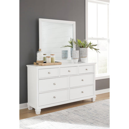Signature Design by Ashley Fortman B680 7 pc Queen Panel Bedroom Set - American Furniture of Slidell