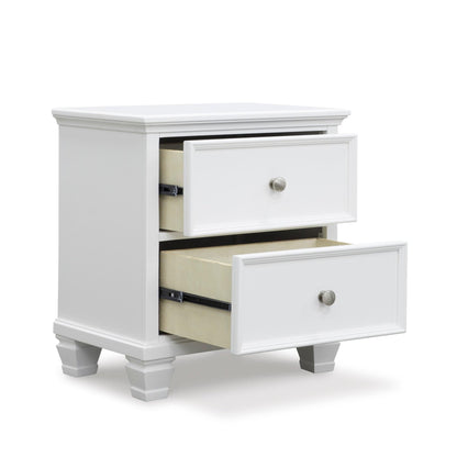Signature Design by Ashley Fortman B680 - 92 Two Drawer Night Stand - American Furniture of Slidell