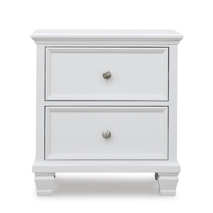 Signature Design by Ashley Fortman B680 - 92 Two Drawer Night Stand - American Furniture of Slidell