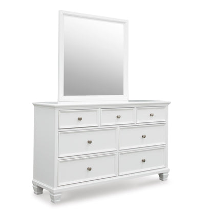 Signature Design by Ashley Fortman B680B1 Dresser and Mirror - American Furniture of Slidell