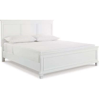 Signature Design by Ashley Fortman B680B17 6 pc King Panel Bedroom Set - American Furniture of Slidell