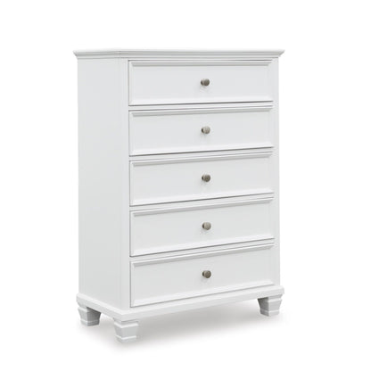 Signature Design by Ashley Fortman B680B18 7 pc King Panel Bedroom Set - American Furniture of Slidell