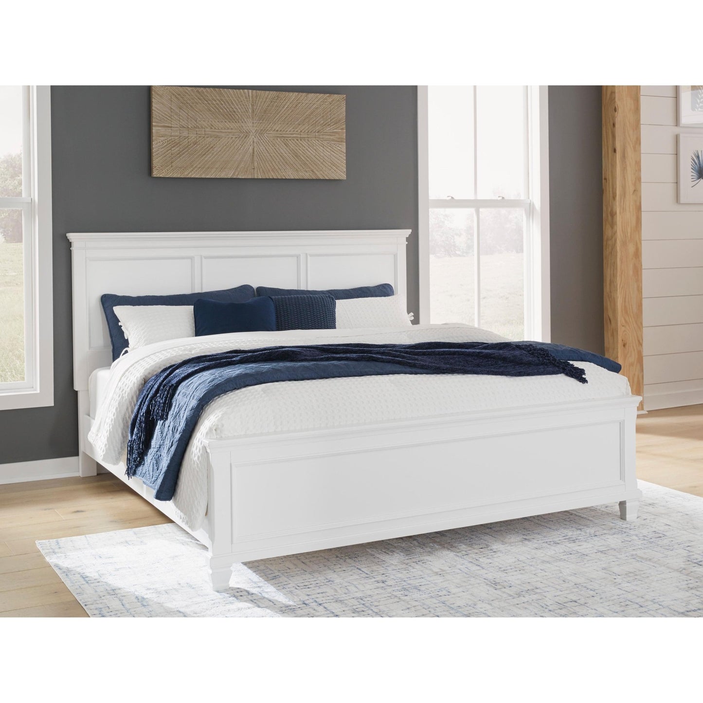 Signature Design by Ashley Fortman B680B2 Queen Panel Bed - American Furniture of Slidell