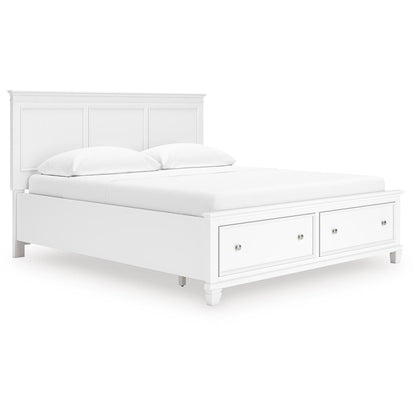 Signature Design by Ashley Fortman B680B23 California King Panel Storage Bed - American Furniture of Slidell