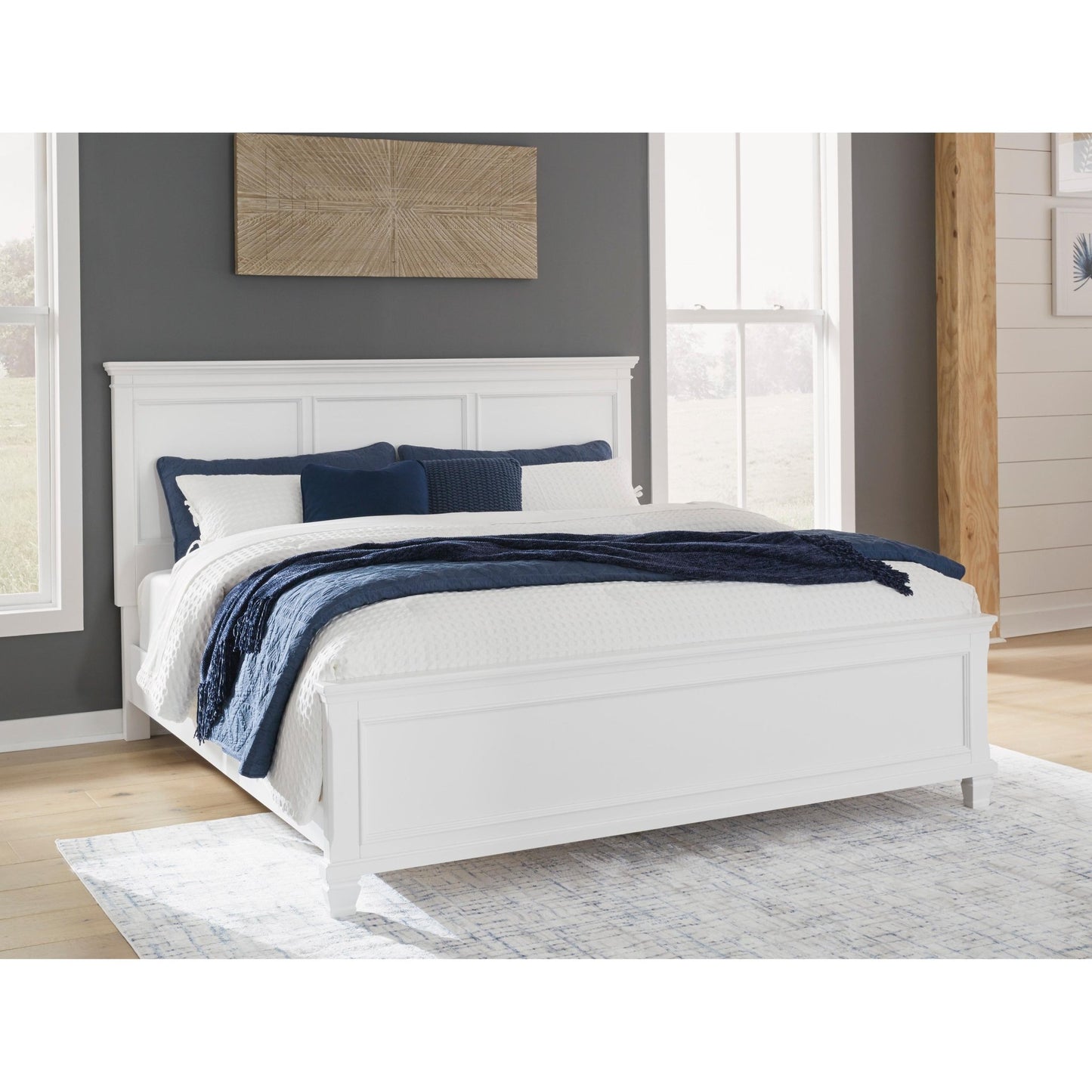 Signature Design by Ashley Fortman B680B4 King Panel Bed - American Furniture of Slidell
