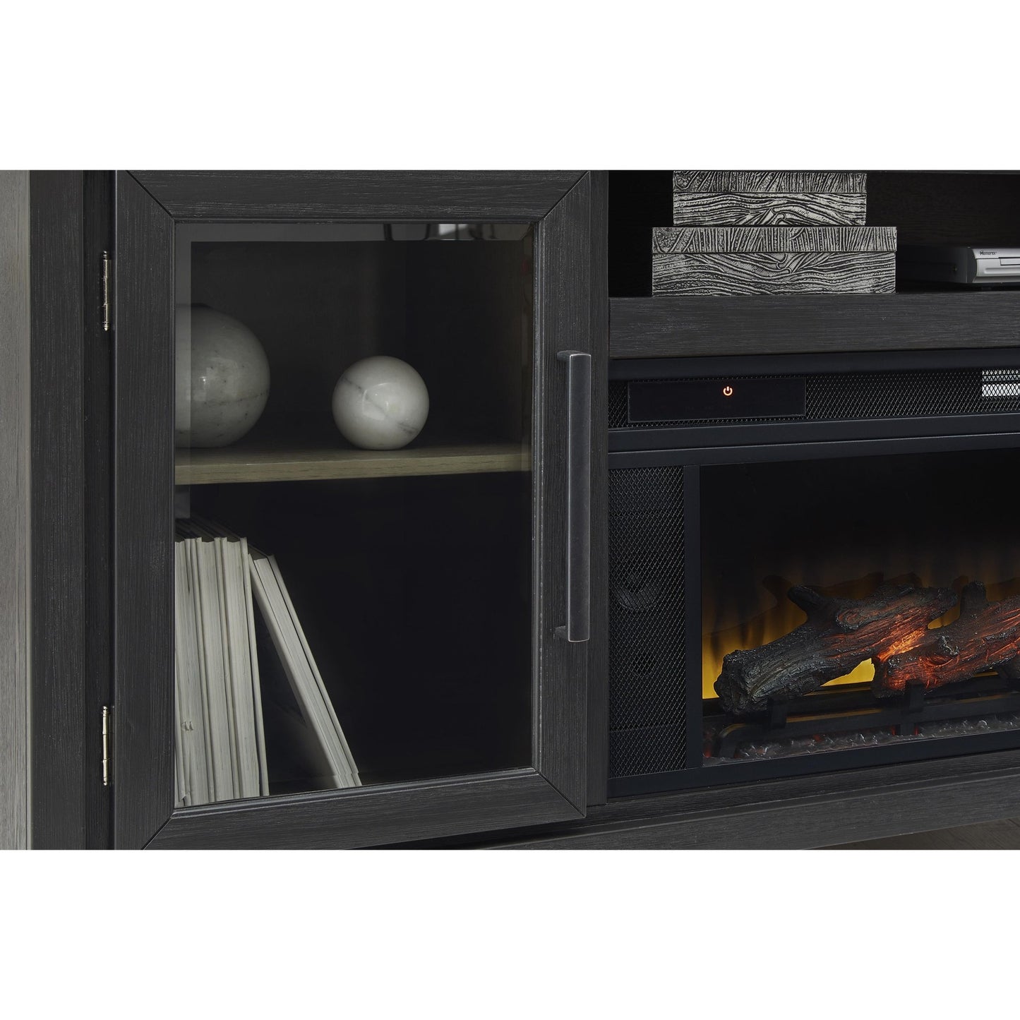 Signature Design by Ashley Foyland W989W1 83" TV Stand with Electric Fireplace - American Furniture of Slidell