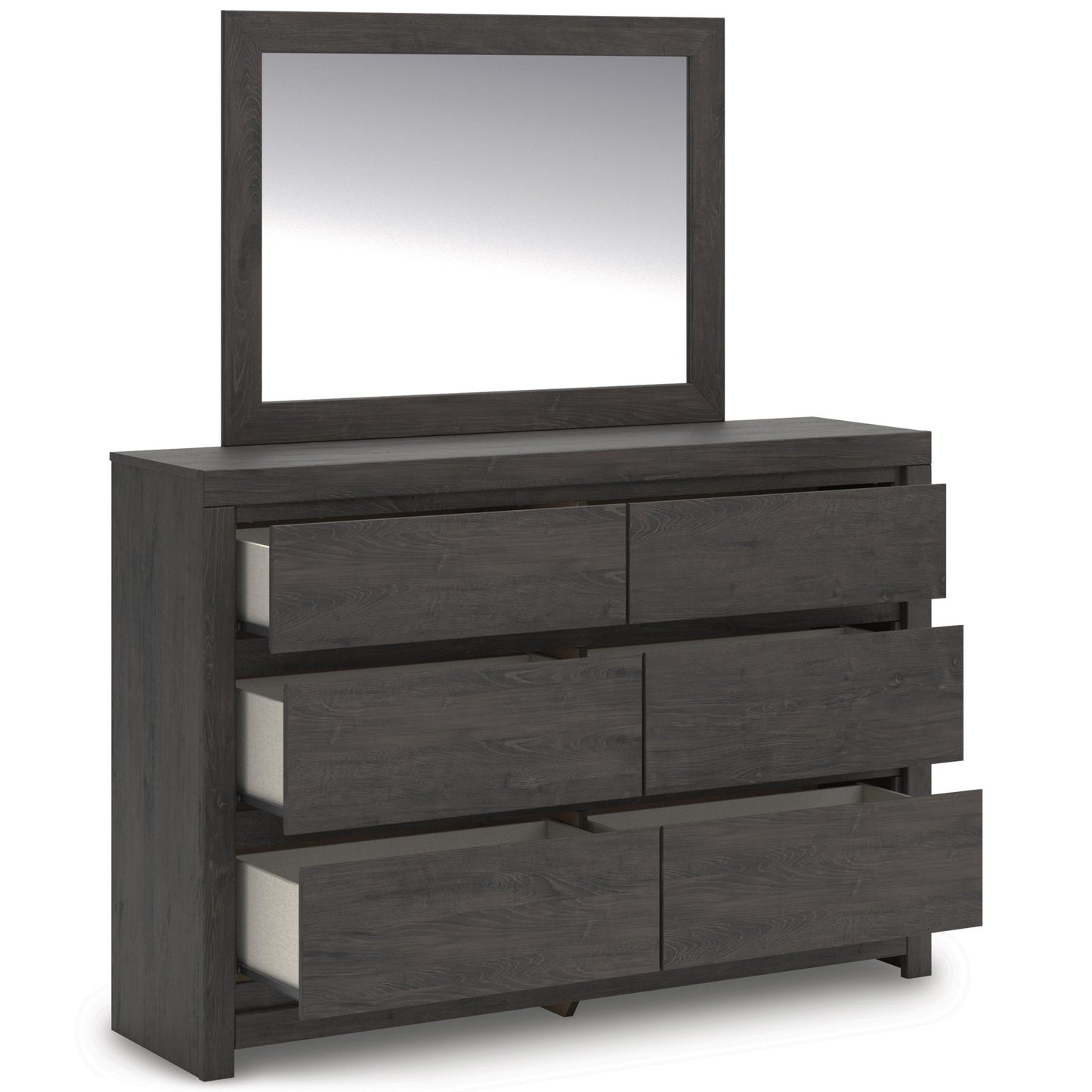Signature Design by Ashley Fraluna PCB3370B1 Dresser and Mirror - American Furniture of Slidell