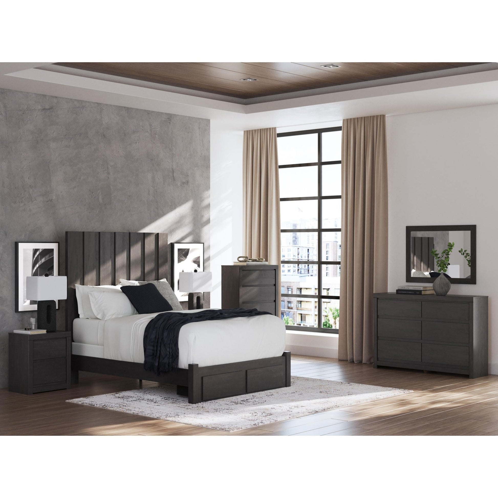 Signature Design by Ashley Fraluna PCB3370B4 Queen Panel Storage Bed - American Furniture of Slidell