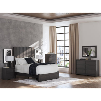 Signature Design by Ashley Fraluna PCB3370B4 Queen Panel Storage Bed - American Furniture of Slidell