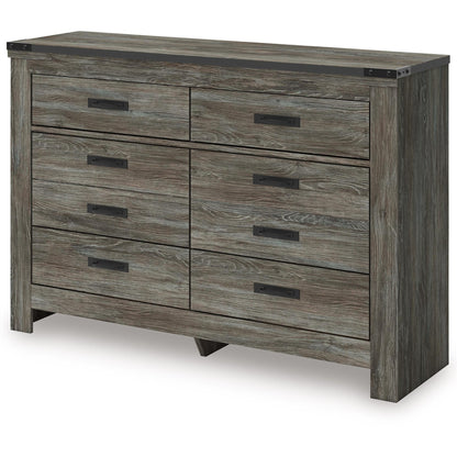 Signature Design by Ashley Frandern B4480 - 21 Six Drawer Dresser - American Furniture of Slidell