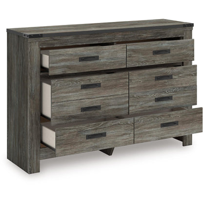 Signature Design by Ashley Frandern B4480 - 21 Six Drawer Dresser - American Furniture of Slidell