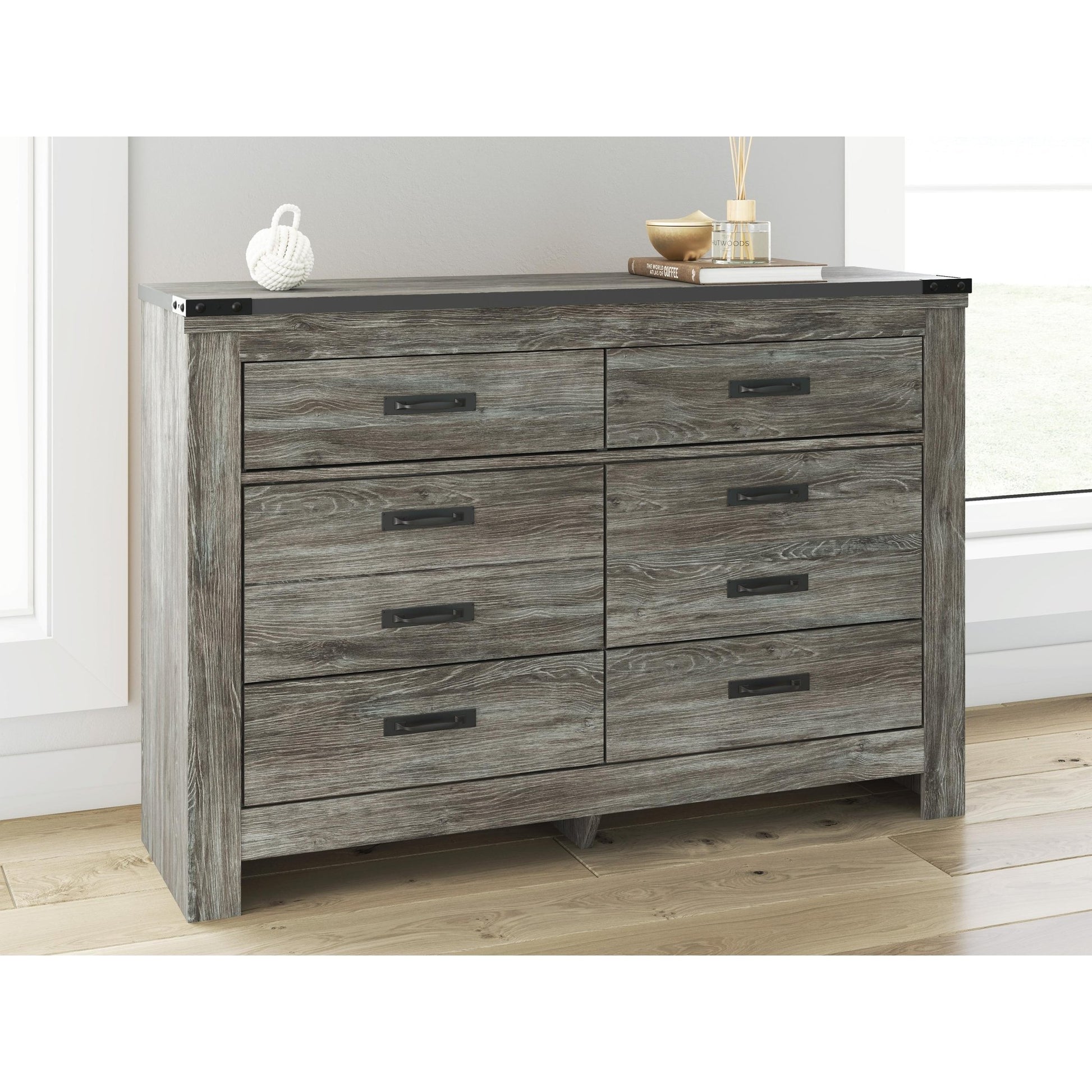 Signature Design by Ashley Frandern B4480 - 21 Six Drawer Dresser - American Furniture of Slidell