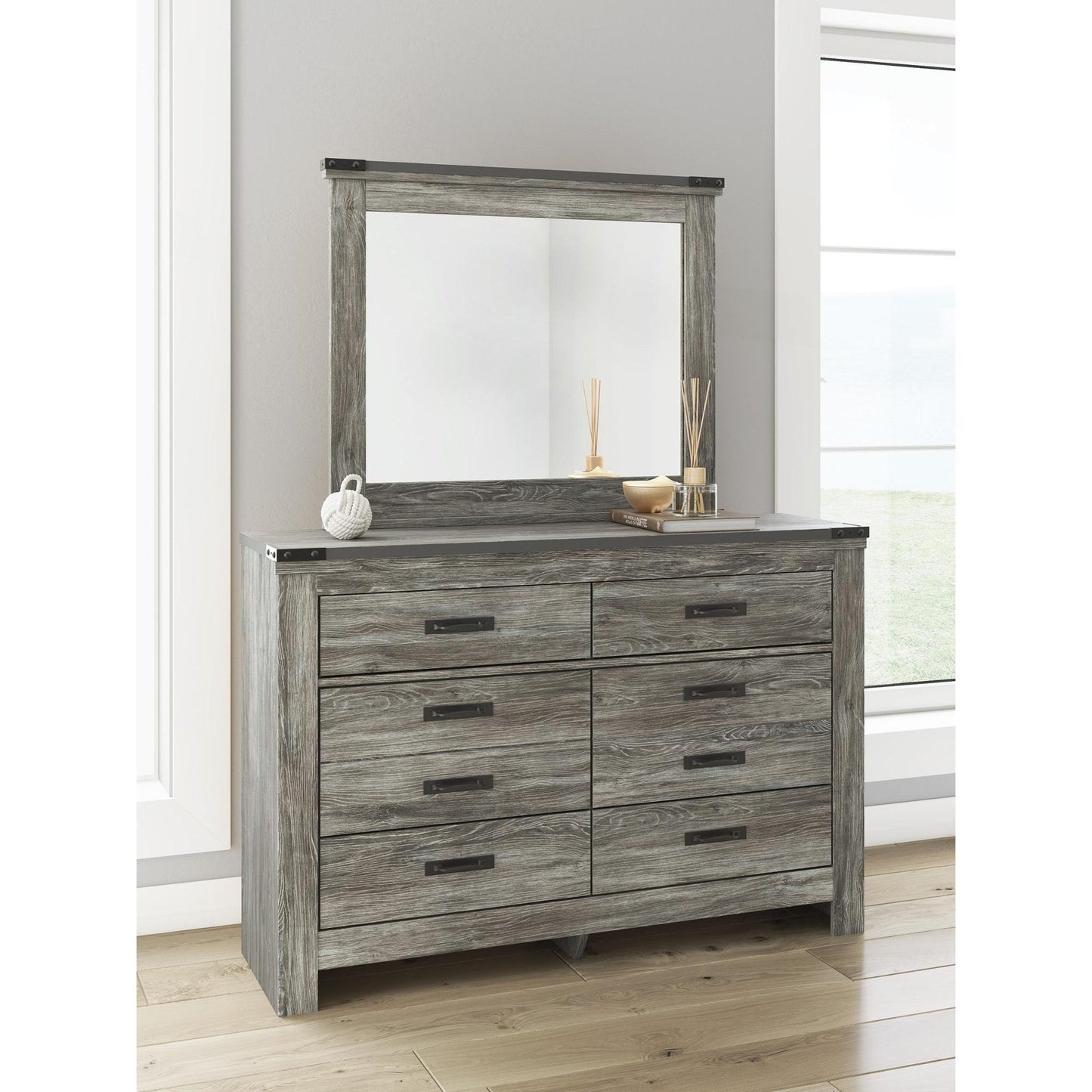 Signature Design by Ashley Frandern B4480 - 21 Six Drawer Dresser - American Furniture of Slidell