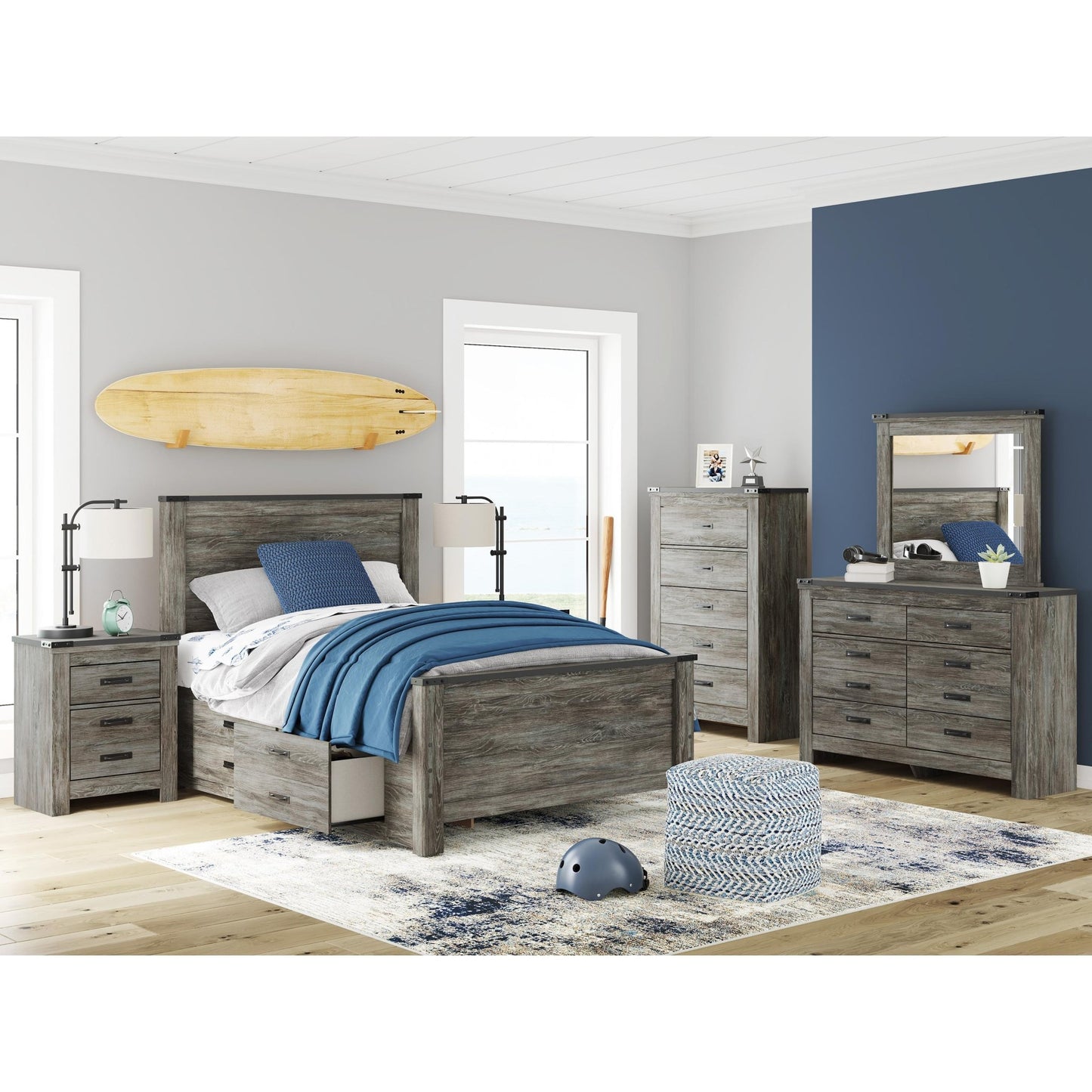 Signature Design by Ashley Frandern B4480 - 26 Bedroom Mirror - American Furniture of Slidell
