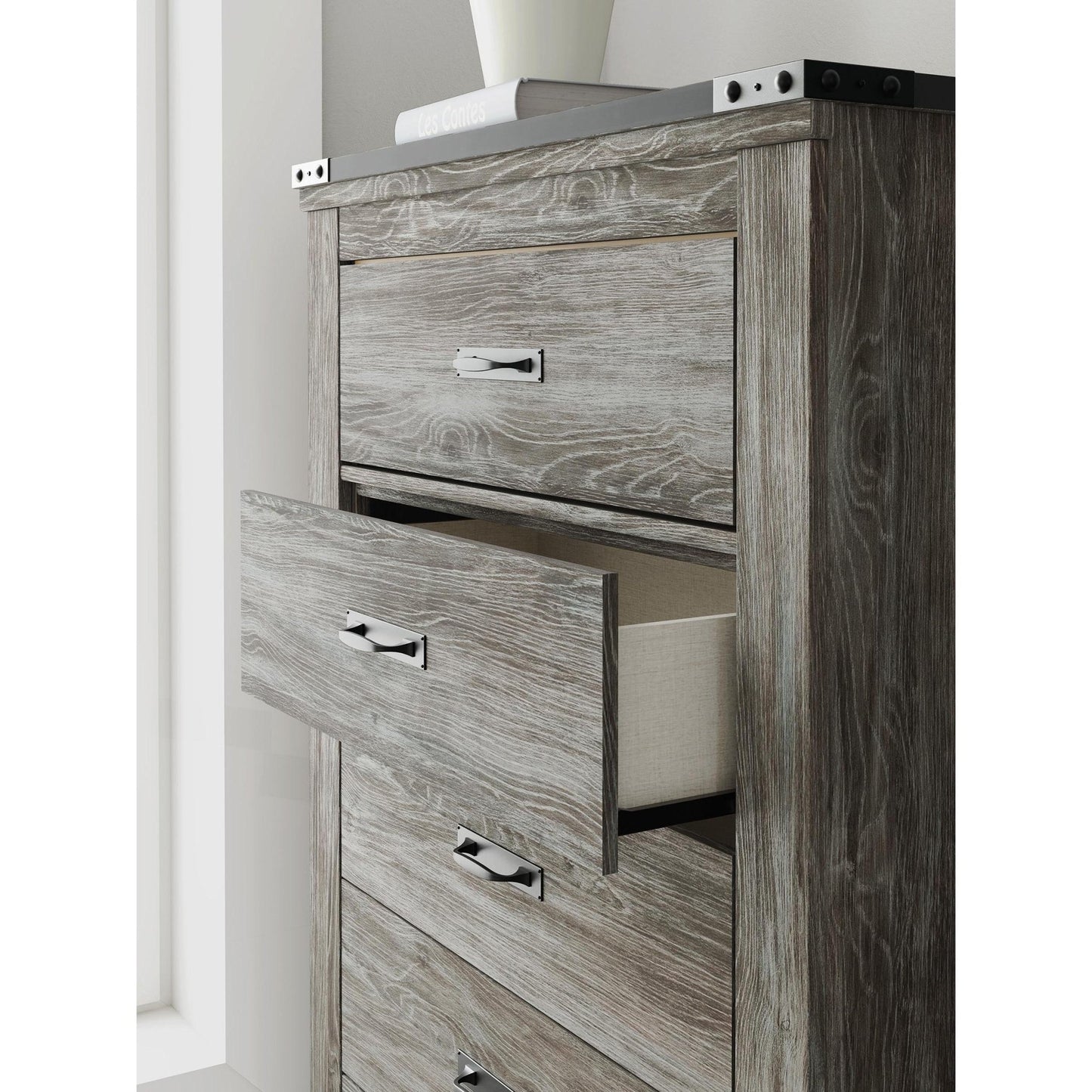 Signature Design by Ashley Frandern B4480 - 46 Five Drawer Chest - American Furniture of Slidell