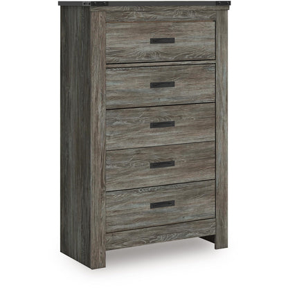 Signature Design by Ashley Frandern B4480 - 46 Five Drawer Chest - American Furniture of Slidell
