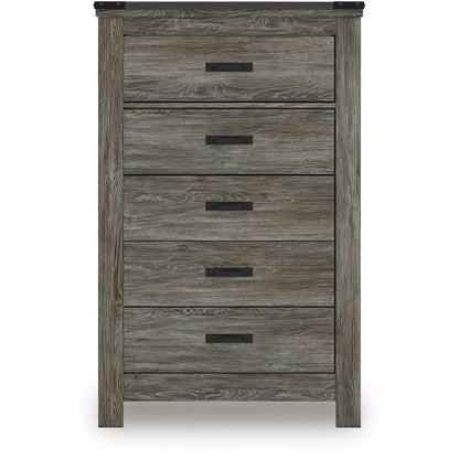 Signature Design by Ashley Frandern B4480 - 46 Five Drawer Chest - American Furniture of Slidell