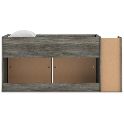 Signature Design by Ashley Frandern B4480B25 Twin Loft Bed with Bookcase Storage - American Furniture of Slidell