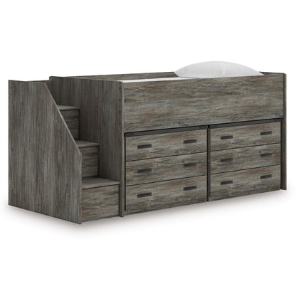 Signature Design by Ashley Frandern B4480B26 Twin Loft Bed with Drawer Storage - American Furniture of Slidell