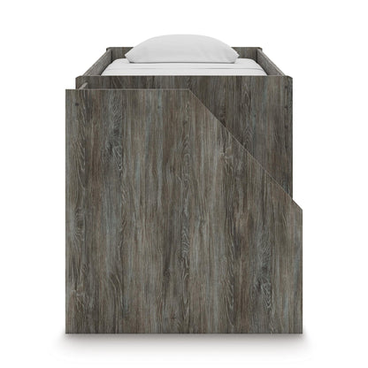 Signature Design by Ashley Frandern B4480B26 Twin Loft Bed with Drawer Storage - American Furniture of Slidell