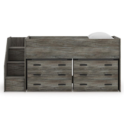 Signature Design by Ashley Frandern B4480B26 Twin Loft Bed with Drawer Storage - American Furniture of Slidell