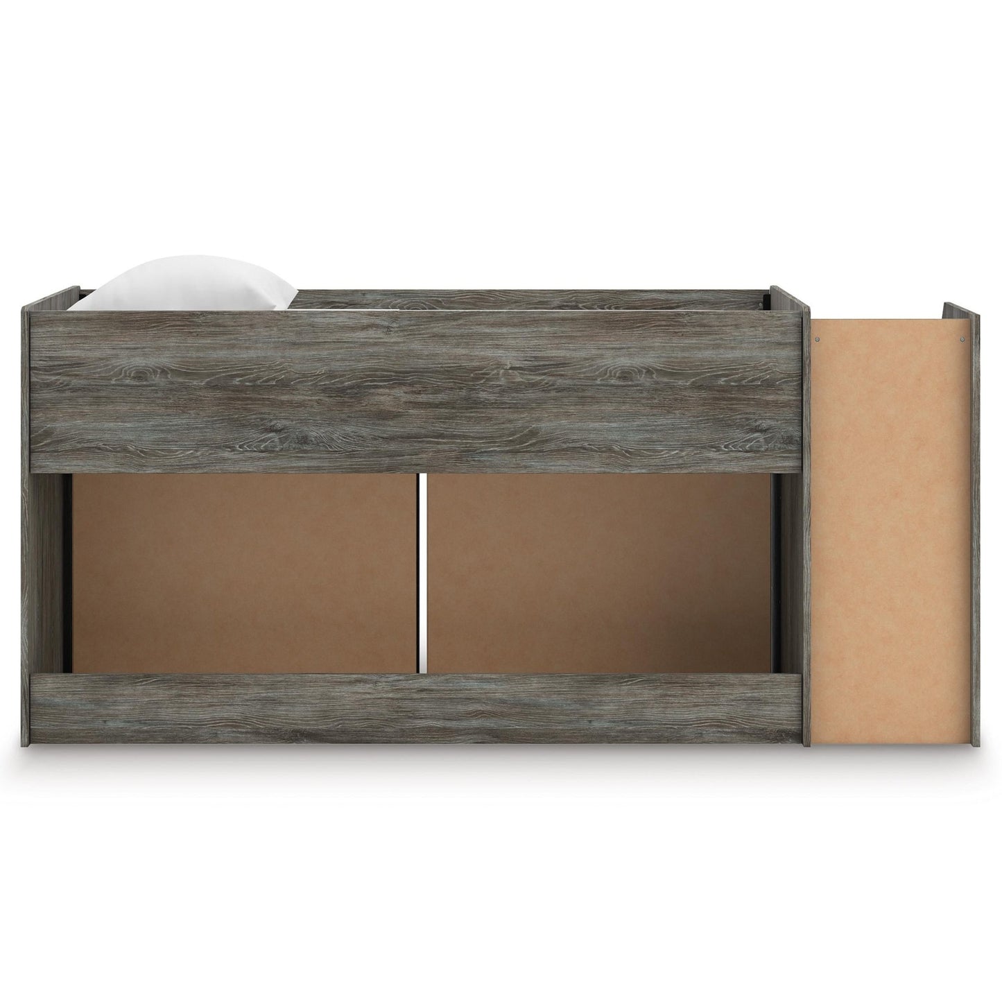 Signature Design by Ashley Frandern B4480B26 Twin Loft Bed with Drawer Storage - American Furniture of Slidell